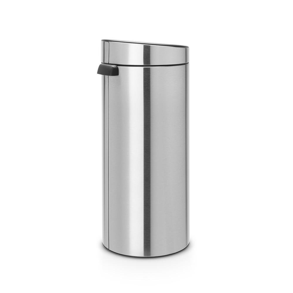 Basurero con Tapa Táctil Antihuellas 30 Litros Negro Mate