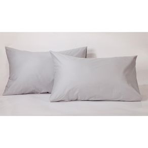 Set De 2 Sobrefundas De 300 Hilos Gris Estándar - Viva
