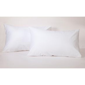 Set De 2 Sobrefundas De 300 Hilos Blanca Estándar - Viva