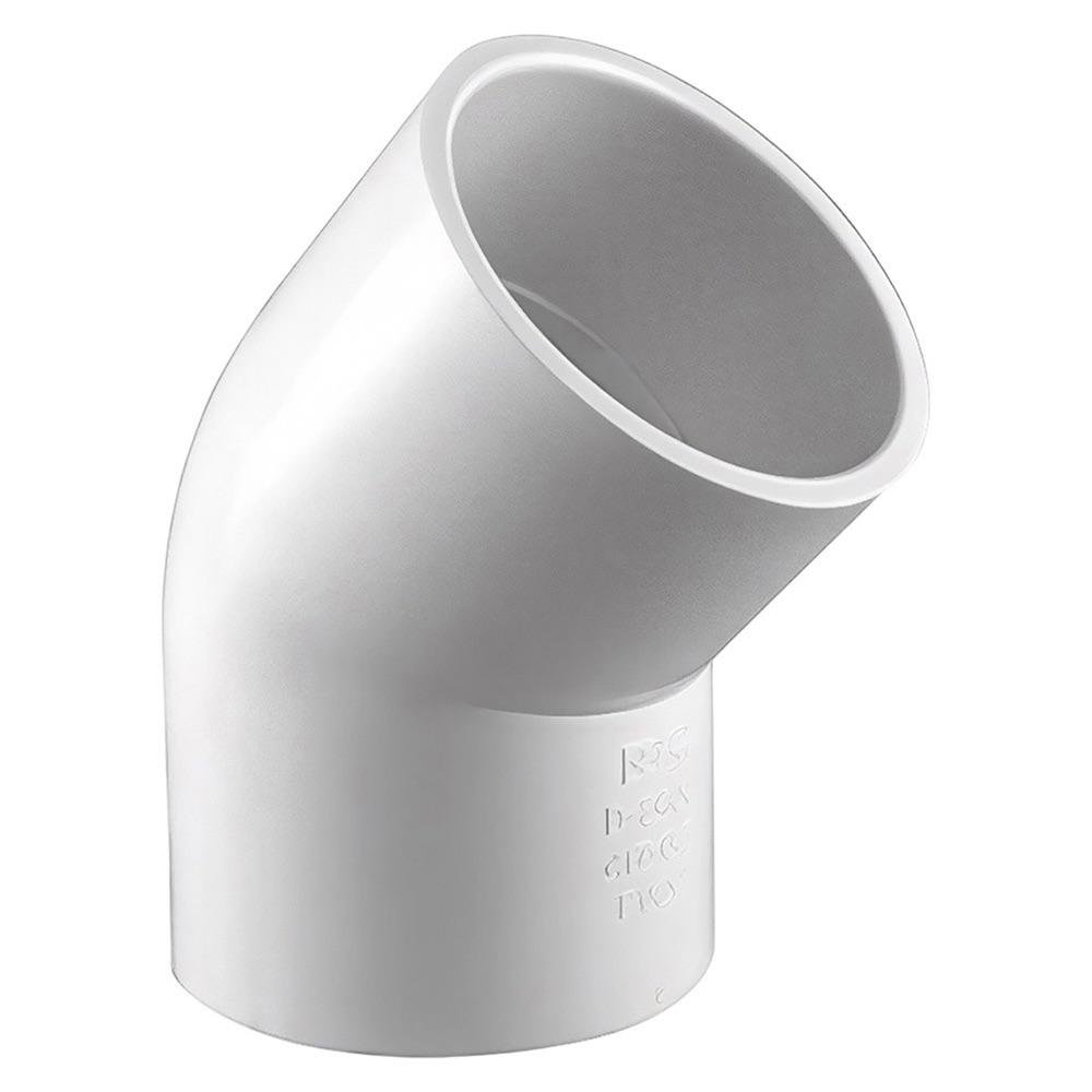 Codo 45° de PVC Liso de 2 Plg
