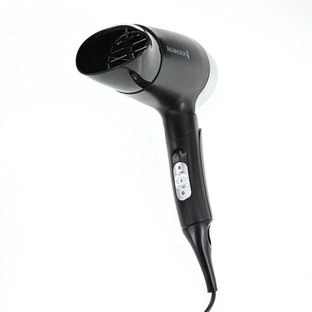 Secadora de Cabello de Viaje 1200 W Color Negro y Plateado