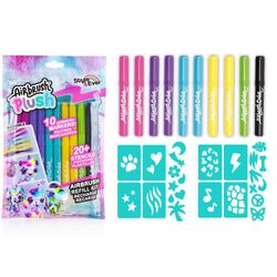Paquete De Marcadores Airbrush Recargables 10 Unidades - Airbrush Plush