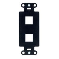 Soporte Placa Doble Negra - Legrand