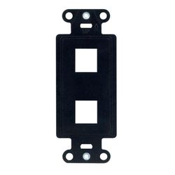 Soporte Placa Doble Negra - Legrand