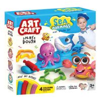Set De Plasticina Animales Marinos 3D - Dede
