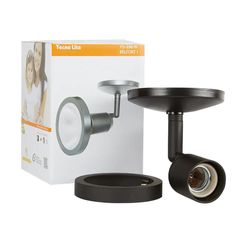 Lámpara De Techo Para Pared Dirigible Negra 13 W - Tecnolite