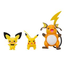 Set Figura De Acción Evolución De Pikachu - Blippi