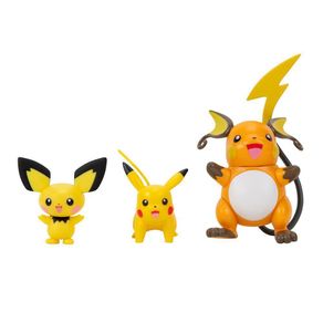 Set Figura De Acción Evolución De Pikachu - Blippi