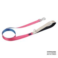 Correa De Manija Sencilla Odye Azul Y Rosa L - Totto