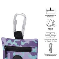 Dispensador De Bolsas Jaso Lila Comando - Totto