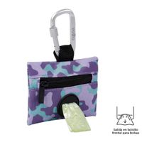 Dispensador De Bolsas Jaso Lila Comando - Totto