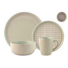 Vajilla Maclovia Beige 16 Pzas - Toscana