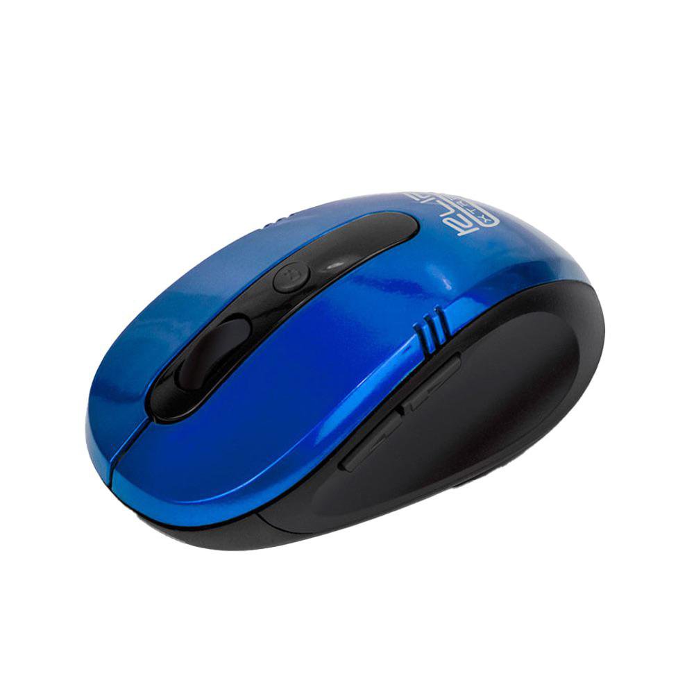 Mouse Óptico Inalámbrico Ambidiestro - Klipxtreme Varios Colores Azul