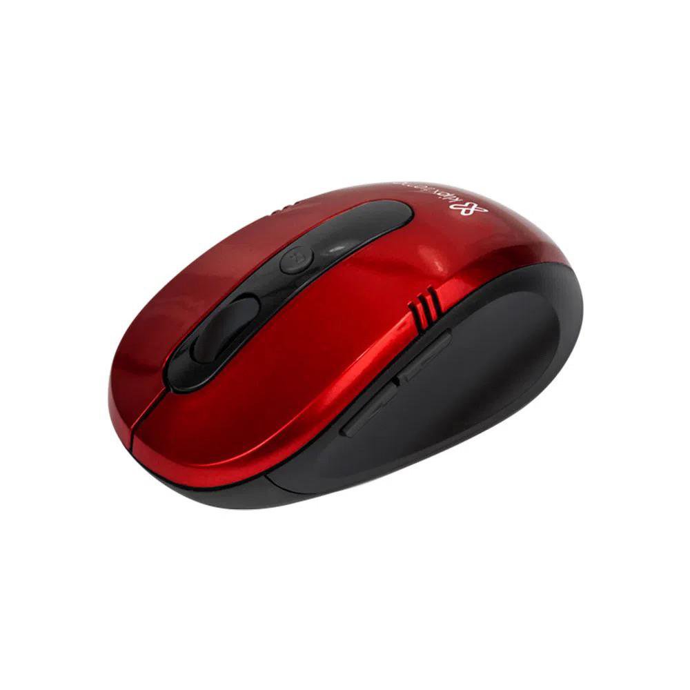 Mouse Óptico Inalámbrico Ambidiestro - Klipxtreme Varios Colores Rojo