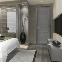 Puerta Amparo Silver De Hdf 60X207 Cm - Dist. Globales