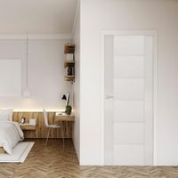 Puerta Amparo Blanca De Hdf 70X207 Cm - Dist. Globales