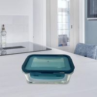 Recipiente Rectangular Azul 850 Ml - Nordika