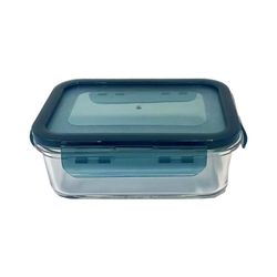 Recipiente Rectangular Azul 350 Ml - Nordika