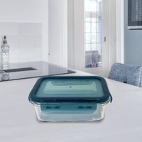 Recipiente Rectangular Azul 350 Ml - Nordika