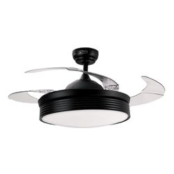 Ventilador Volare Smart Negro 4 Aspas de 42 Plg - Masterfan