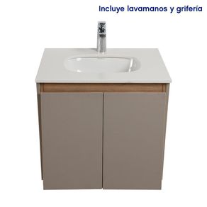 Mueble Cascade Vital Con Lavamanos Mdf 60X54 Cm - Corona
