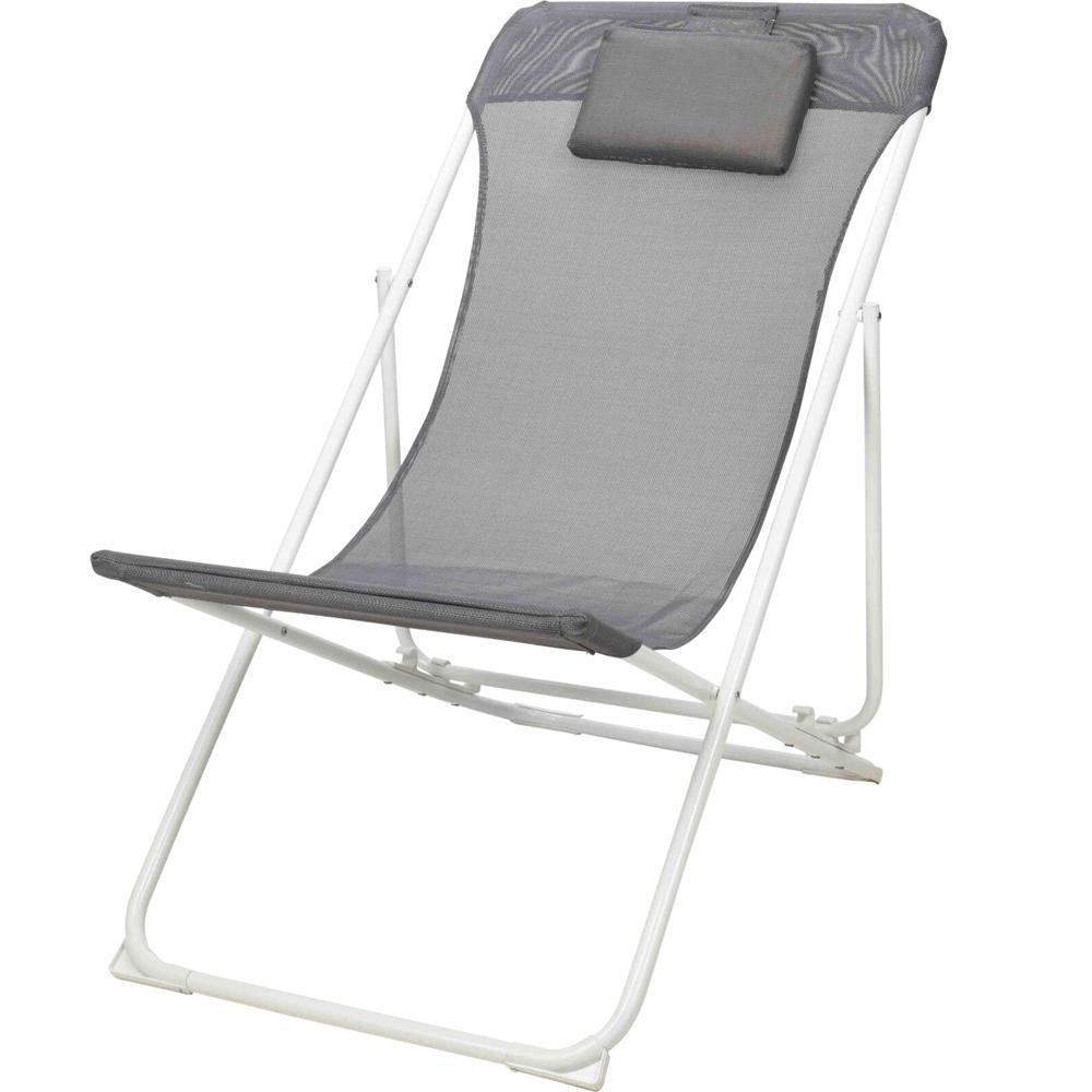 Silla Plegable Para Exterior - Varios Colores Gris