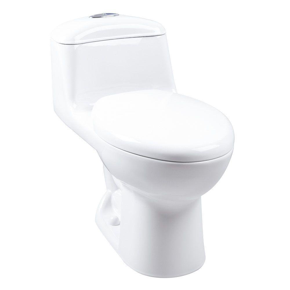 Sanitario de Una Pieza Smart Elongado Blanco