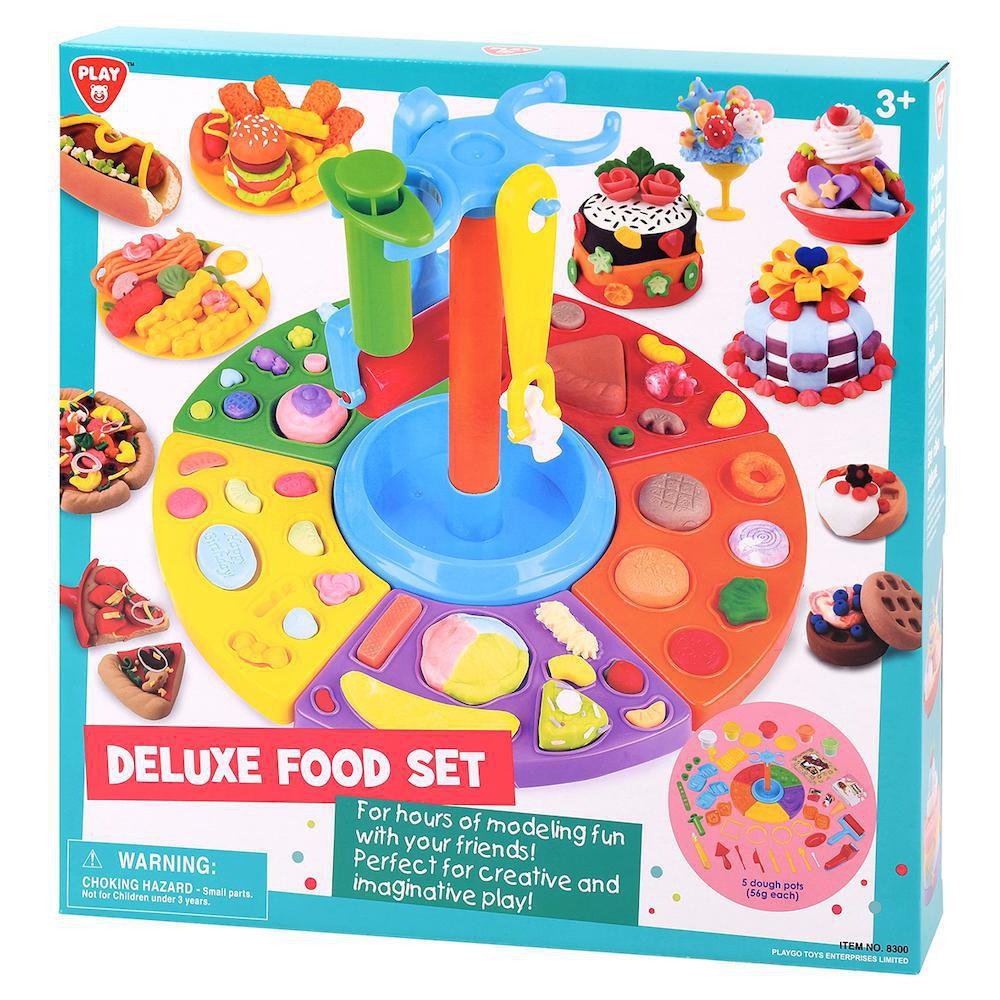 Set de Plasticina Deluxe Food para 3+ Años Set de Juego Comida Deluxe
