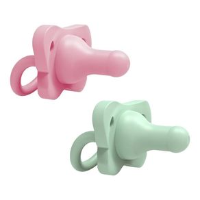 Set De Pepes De Silicón Rosado Y Verde 0-6 M - Dr. Browns
