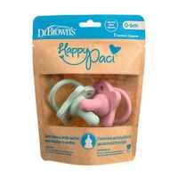 Set De Pepes De Silicón Rosado Y Verde 0-6 M - Dr. Browns