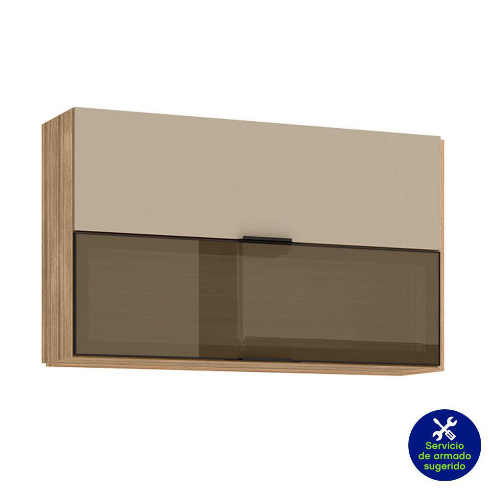 Gabinete Aéreo con 2 Puertas 120 x 31.8 x 72 cm Color Vainilla