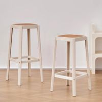 Banco Alto Lenox Café de 30x30x65 Cm - Zmobili