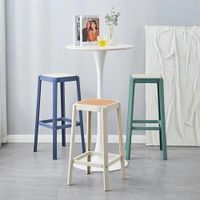 Banco Alto Lenox Café de 30x30x65 Cm - Zmobili