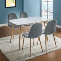 Comedor July con Mesa de Mdf 5 Pzas