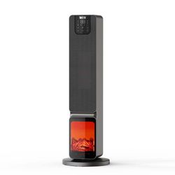 Calefactor De Torre Con Efecto Fogata - Rosthal