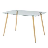 Comedor Kurt con Mesa de Vidrio 5 Pzas
