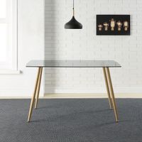 Comedor Kurt con Mesa de Vidrio 5 Pzas