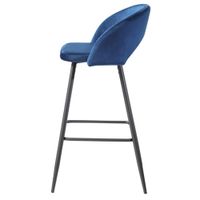 Silla de Bar Pireo Azul de 49x50x90 Cm