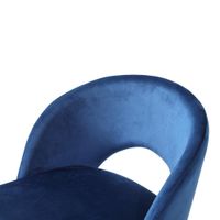 Silla de Bar Pireo Azul de 49x50x90 Cm