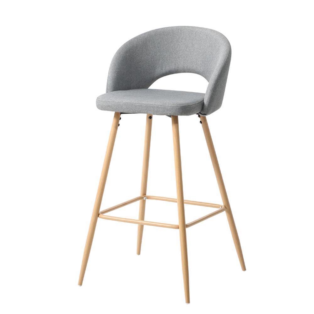 Silla de Bar Pireo 49 x 50 x 90 cm Color Gris