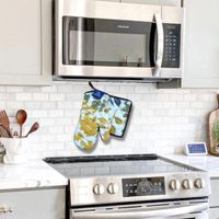 Guante De Tela Estampada Para Cocina Diseños Surtidos - Vesta