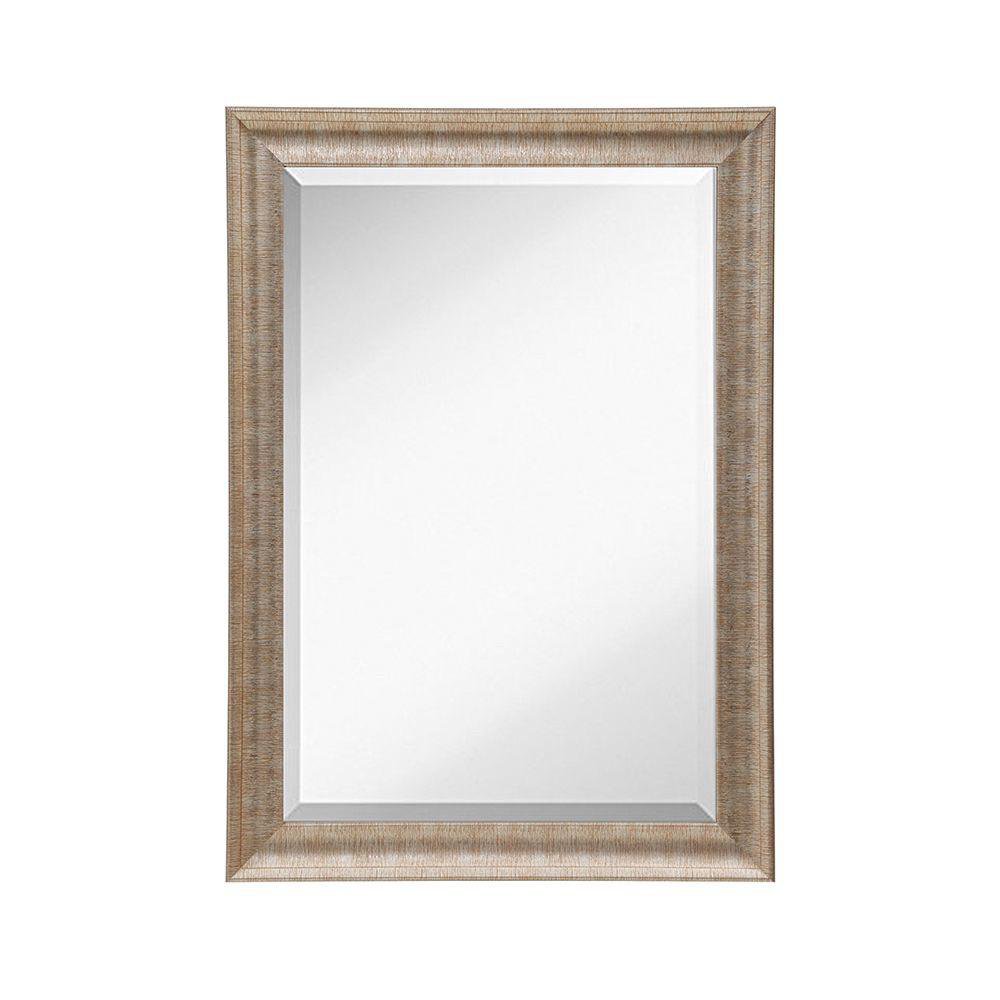 Espejo de Pared Decorativo 74x104 cm Marco Plateado y Dorado Espejo de Pared 74 x 104 cm R…