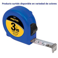 Cinta Métrica 1/2 Plg X 3 Metros Pretul - Truper