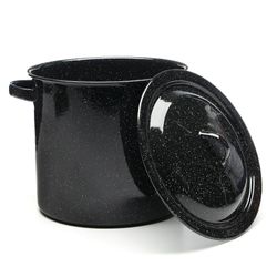 Olla Recta Alta 25 Negro
