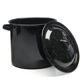 Olla Recta Alta 25 Negro