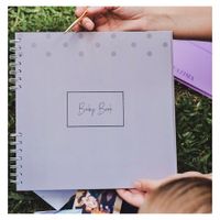 Álbum De Bebé Mis Primeros Cinco Años Gris - Baby Monat