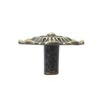 Halador Botón Latón Mate 3.53x2.21 Cm - Fincsa