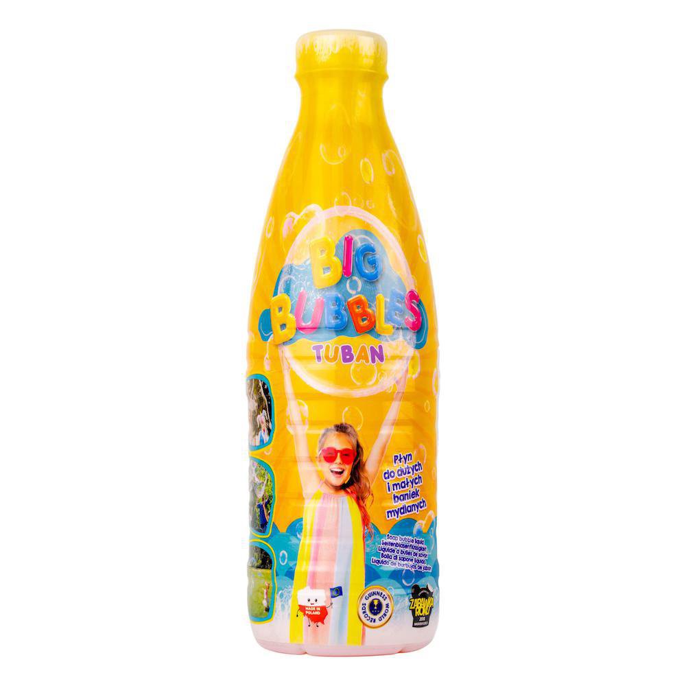 Botella de Jabón Liquido para Hacer Burbujas de 1 L Jabón Líquido Para Burbujas 1L Big Bubbles - Tuban