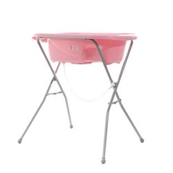 Bañera Con Pedestal Rosada - Premium Baby