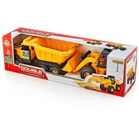 Set Doble Máquina Y Camión De Construcción - Ground Machines